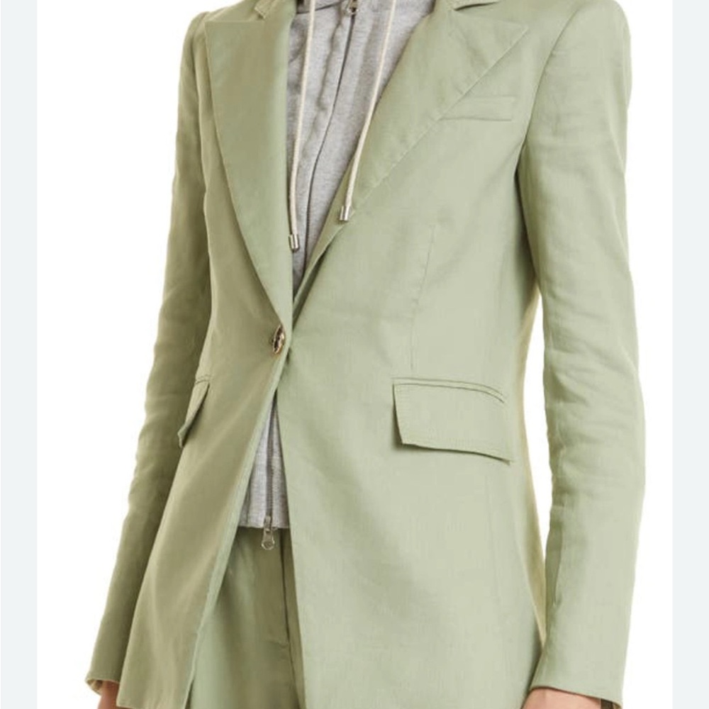 🆕 Veronica Beard Sedgwick Dickey Jacket Sage Green Size 8 NWT